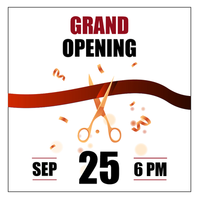 Custom Posters Multiple Sizes Ribbon Cutting