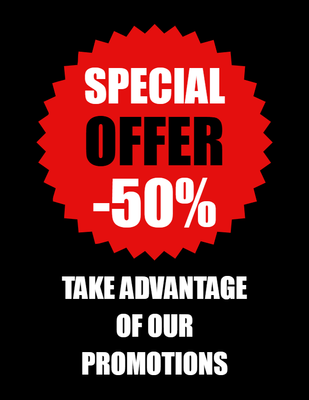 Custom Posters Multiple Sizes Special Offer -50%