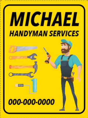 Custom Outdoor Yard Signs Multiple Sizes Handyman Services