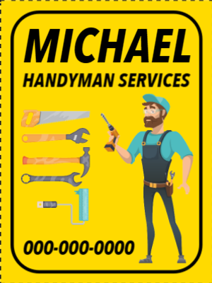Custom Outdoor Yard Signs Multiple Sizes Handyman Services