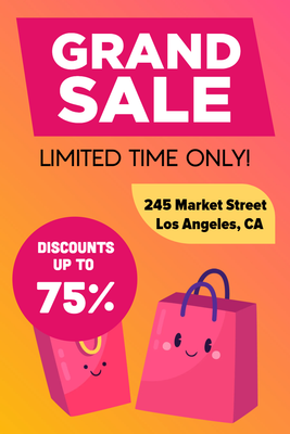 Custom Posters Multiple Sizes Grand Sale