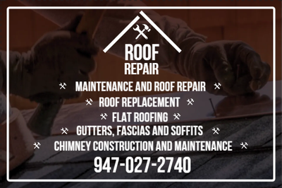 Custom Outdoor Yard Signs Multiple Sizes Roof Repair