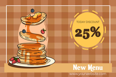 Custom Posters Multiple Sizes Menu