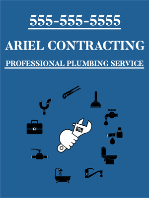 Custom Outdoor Yard Signs Multiple Sizes Plumbing Services
