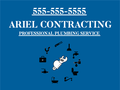 Custom Outdoor Yard Signs Multiple Sizes Plumbing Services