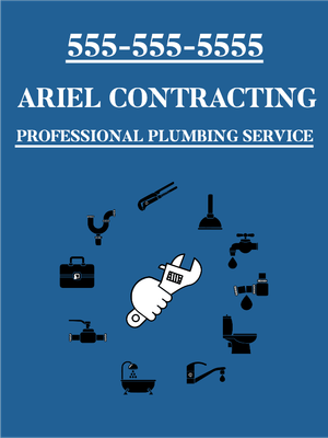 Custom Outdoor Yard Signs Multiple Sizes Plumbing Services