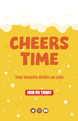 Custom Posters Multiple Sizes Cheers