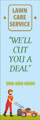 Custom Outdoor Yard Signs Multiple Sizes Lawn Care Service