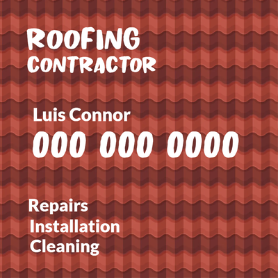 Custom Outdoor Yard Signs Multiple Sizes Roofing Contractor