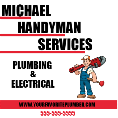 Custom Outdoor Yard Signs Multiple Sizes Handyman