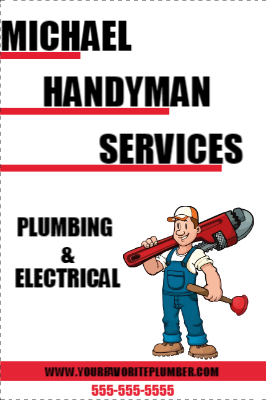 Custom Outdoor Yard Signs Multiple Sizes Handyman