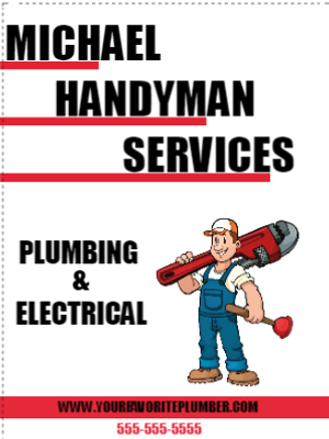 Custom Outdoor Yard Signs Multiple Sizes Handyman