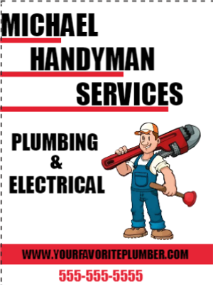 Custom Outdoor Yard Signs Multiple Sizes Handyman
