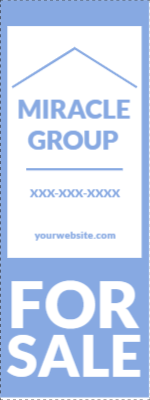 Custom Outdoor Yard Signs Multiple Sizes Miracle Group