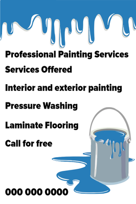 Custom Outdoor Yard Signs Multiple Sizes House Painting