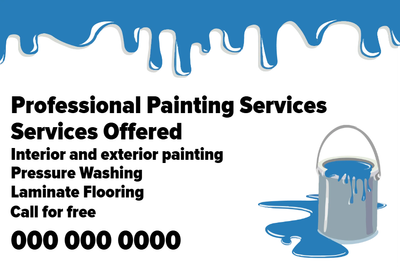 Custom Outdoor Yard Signs Multiple Sizes House Painting