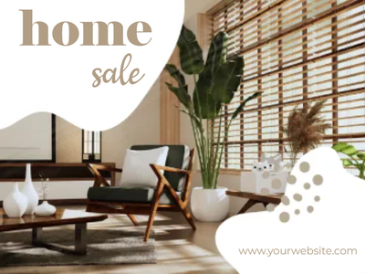 Custom Posters Multiple Sizes Home Sale