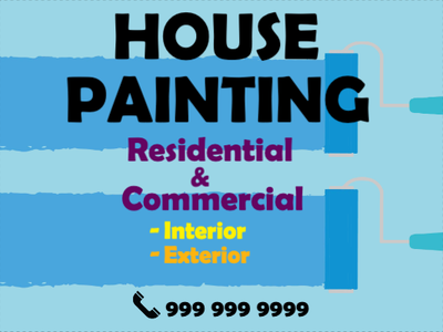 Custom Outdoor Yard Signs Multiple Sizes House Painting