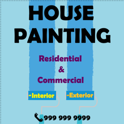 Custom Outdoor Yard Signs Multiple Sizes House Painting