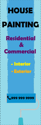Custom Outdoor Yard Signs Multiple Sizes House Painting