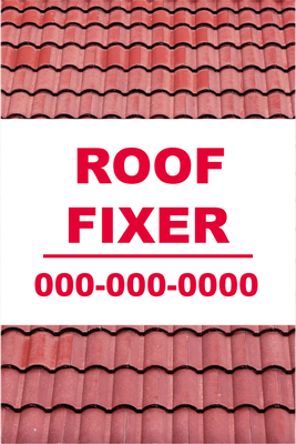 Custom Outdoor Yard Signs Multiple Sizes Roof Fixer