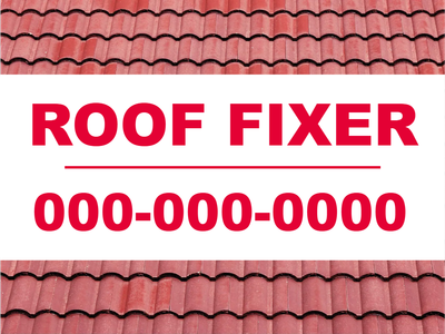 Custom Outdoor Yard Signs Multiple Sizes Roof Fixer