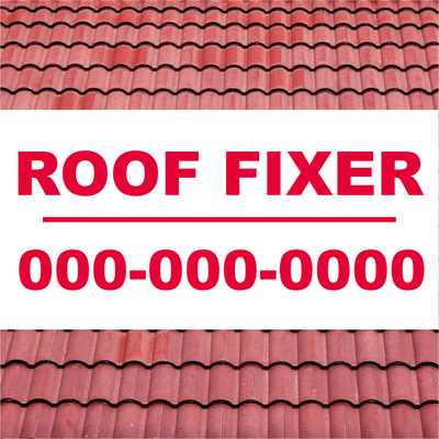 Custom Outdoor Yard Signs Multiple Sizes Roof Fixer