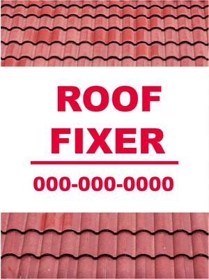 Custom Outdoor Yard Signs Multiple Sizes Roof Fixer