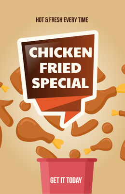 Custom Posters Multiple Sizes Chicken