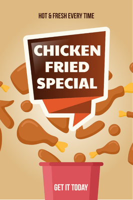 Custom Posters Multiple Sizes Chicken
