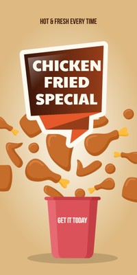 Custom Posters Multiple Sizes Chicken