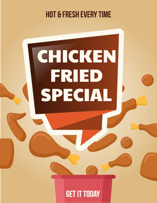 Custom Posters Multiple Sizes Chicken