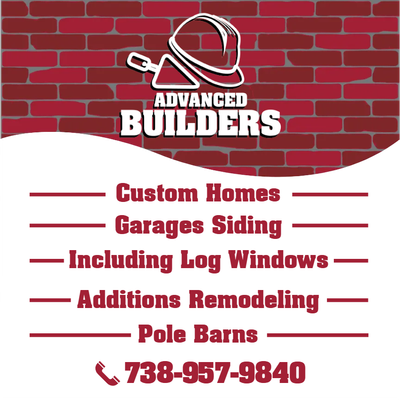 Custom Outdoor Yard Signs Multiple Sizes Advance  Builders