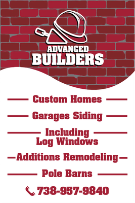 Custom Outdoor Yard Signs Multiple Sizes Advance  Builders