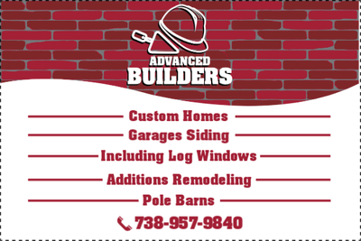 Custom Outdoor Yard Signs Multiple Sizes Advance  Builders