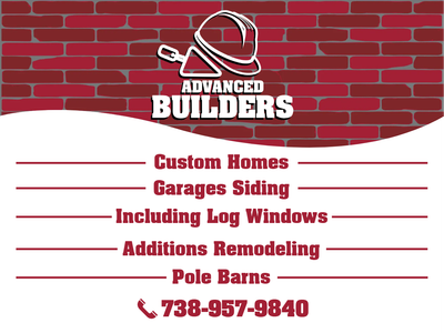 Custom Outdoor Yard Signs Multiple Sizes Advance  Builders