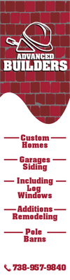 Custom Outdoor Yard Signs Multiple Sizes Advance  Builders