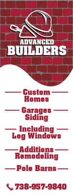 Custom Outdoor Yard Signs Multiple Sizes Advance  Builders