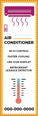 Custom Outdoor Yard Signs Multiple Sizes Leakage Detector