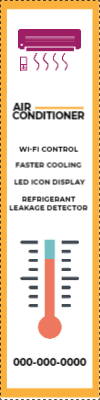 Custom Outdoor Yard Signs Multiple Sizes Leakage Detector
