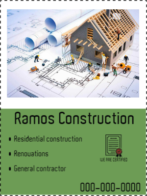 Custom Outdoor Yard Signs Multiple Sizes Construction