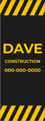 Custom Outdoor Yard Signs Multiple Sizes Construction
