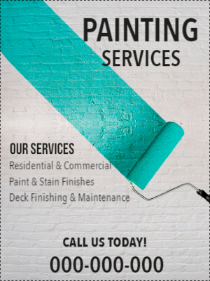 Custom Outdoor Yard Signs Multiple Sizes Painting Services