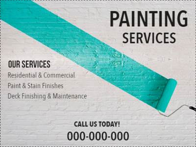Custom Outdoor Yard Signs Multiple Sizes Painting Services