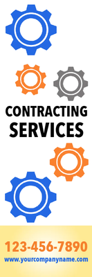 Custom Outdoor Yard Signs Multiple Sizes Contracting Services