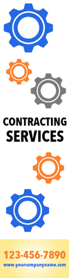 Custom Outdoor Yard Signs Multiple Sizes Contracting Services