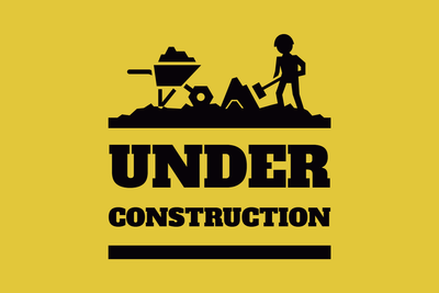 Custom Outdoor Yard Signs Multiple Sizes Under Construction