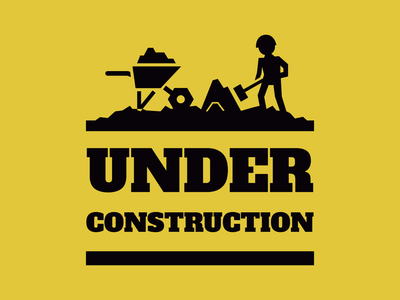 Custom Outdoor Yard Signs Multiple Sizes Under Construction