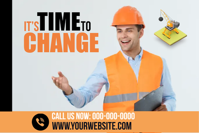 Custom Outdoor Yard Signs Multiple Sizes Time To Change