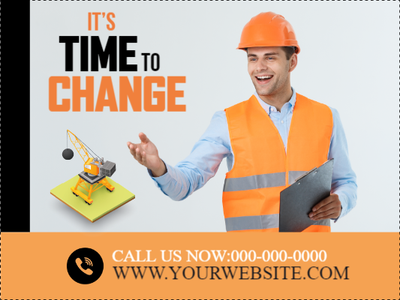 Custom Outdoor Yard Signs Multiple Sizes Time To Change